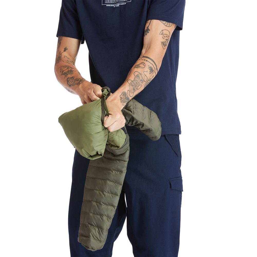 Jaqueta Masculino - Timberland Axis Peak Packable - COTVG2753 - Verde Oliva